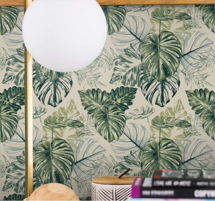 Lush greenery decor tapeta narave - TenStickers