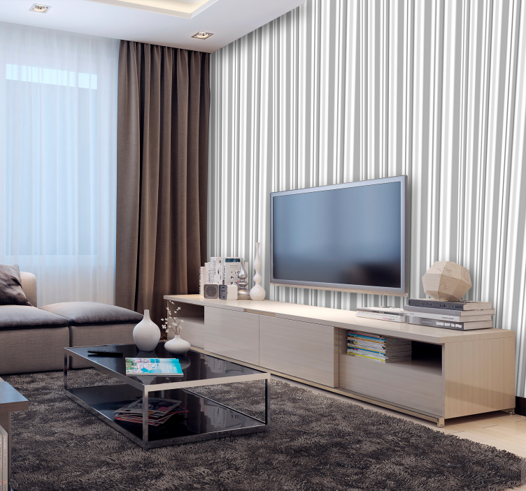 Mornarske navpične črte navpične tapeta - TenStickers