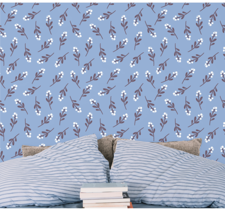 Motiv cvetnih vej tapeta z motivom vrtnice - TenStickers