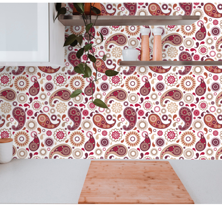 Motiv paisley Tapete z ornamentnimi motivi - TenStickers