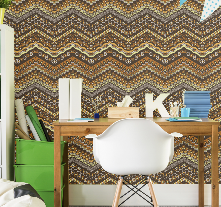 Okrasni vzorec umetniško tapeta - TenStickers