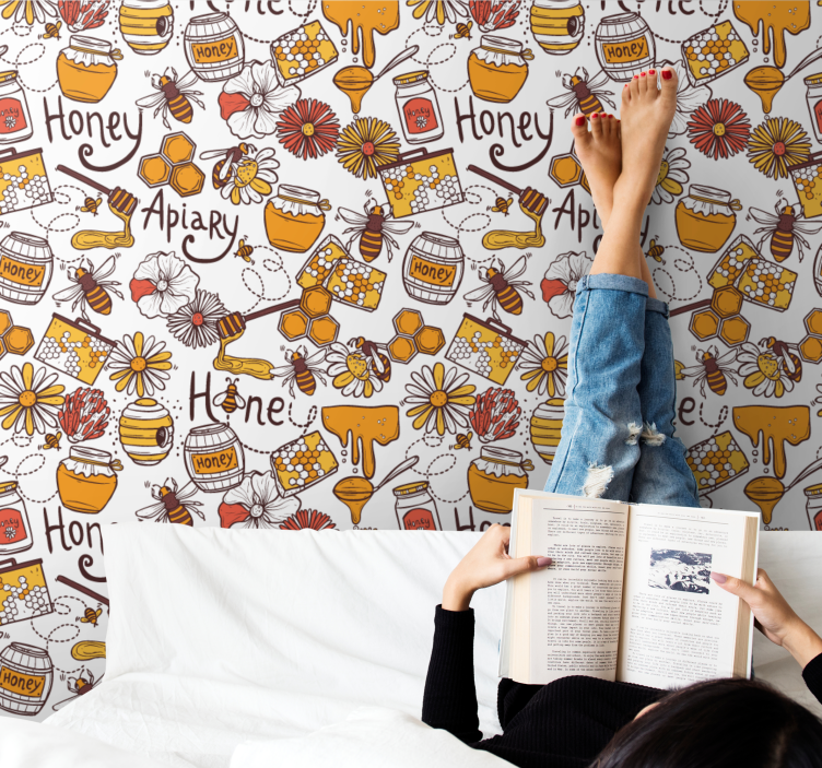 Panjski užitek umetniško tapeta - TenStickers