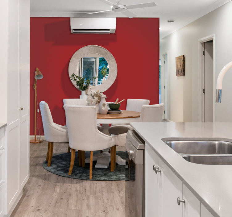 Rdeča tapeta za steno - TenStickers