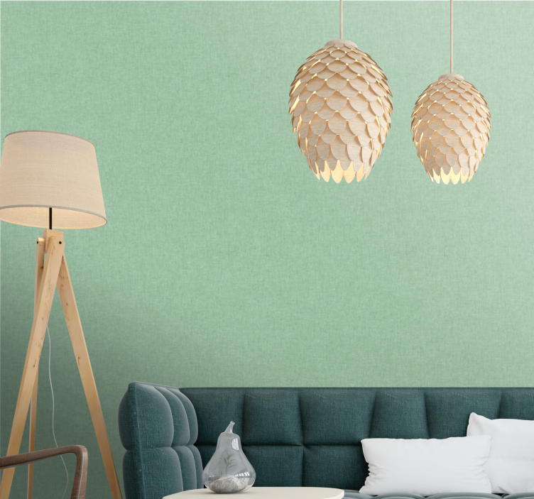 Svetlo zelene abstraktne tapeta - TenStickers