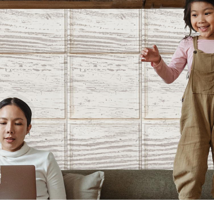 Motiv bež plošč kamniti tapeti - TenStickers