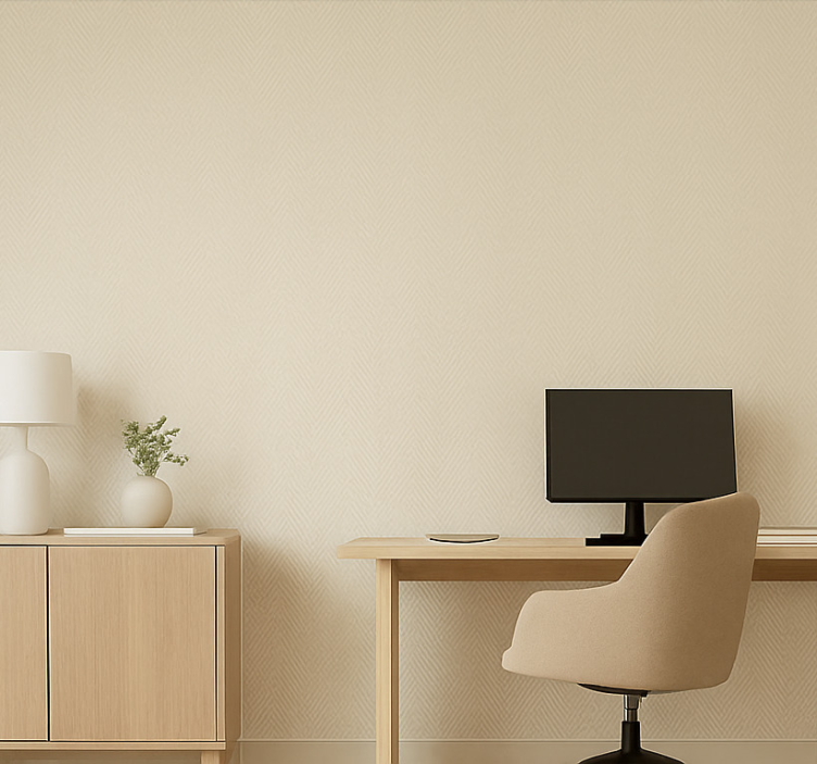 Vzorec iz lanene tkanine Pisarniški tapeti - TenStickers