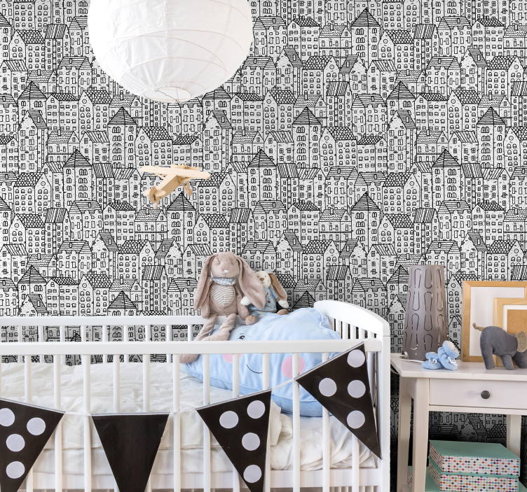 Hišice za teksturirane tapete - TenStickers