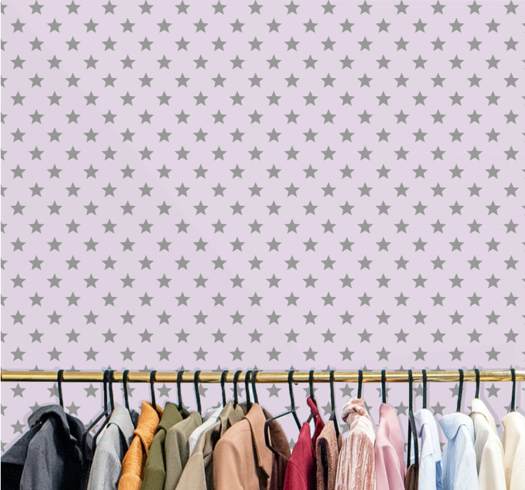 Zvezdnati vzorci tapeta z zvezdami - TenStickers
