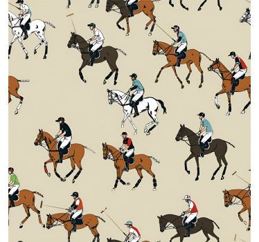 Téma jazdy tapeta konj - TenStickers