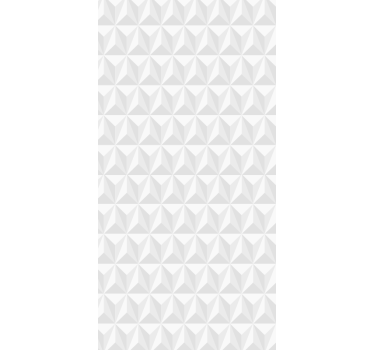 Geometrijska stena Bela tapeta - TenStickers